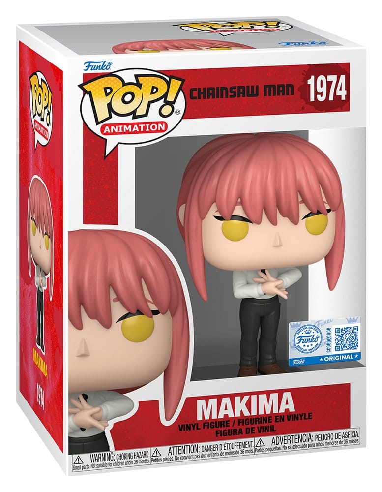 Chainsaw Man POP! Animation Vinyl Figur Makima Exclusive Edition 9 cm
