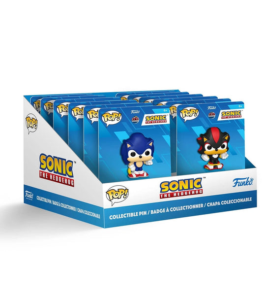 Sonic - The Hedgehog by Loungefly Ansteck-Pins Blind Box Pixar Collection PDQ Display (12)