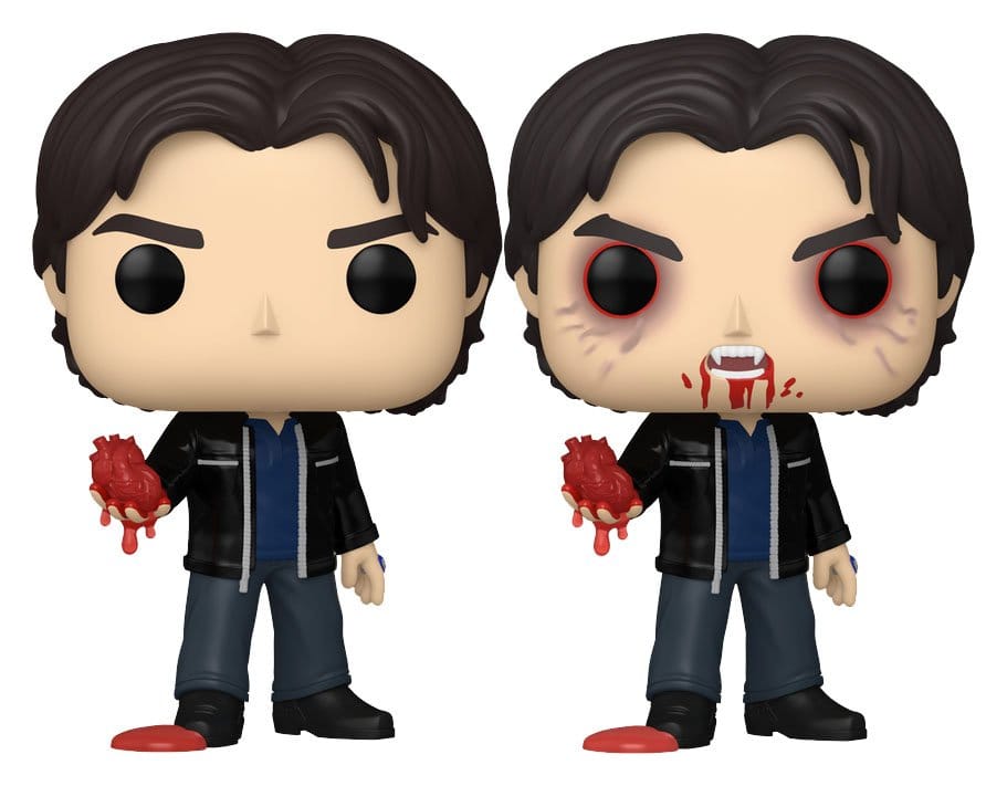 The Flash POP! Vinyl Figur Flash / Reverse Flash Split 9 cm