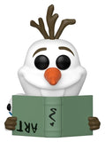 Die Eiskönigin - Völlig unverfroren POP! Disney Vinyl Figur Readers- Olaf w/Book 9 cm