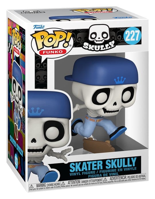 Funko Legacy POP! Icons Vinyl Figur Skater Skully 9 cm