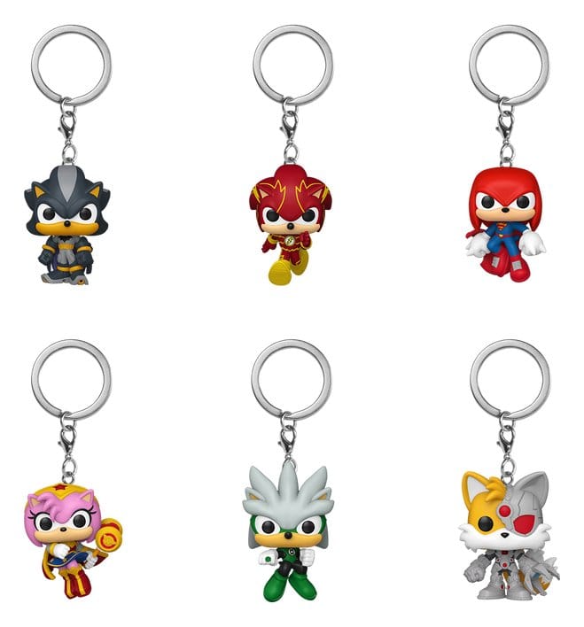 Sonic the Hedgehog POP! Vinyl Schlüsselanhänger 4 cm Display (12)