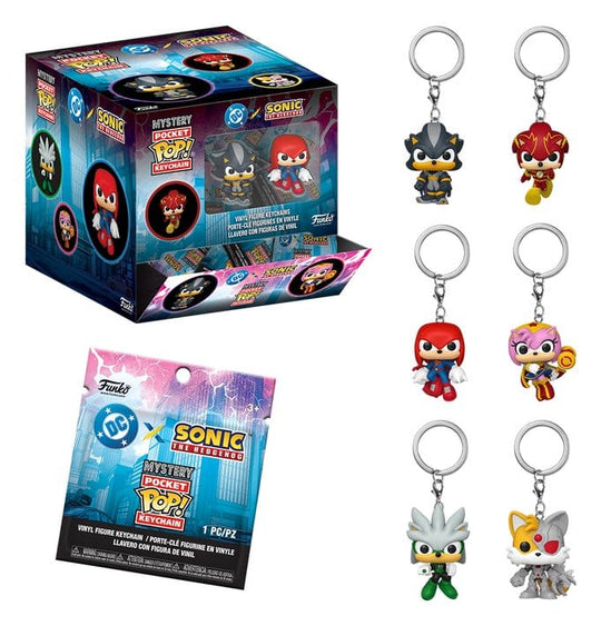 Sonic the Hedgehog POP! Vinyl Schlüsselanhänger 4 cm Display (12)