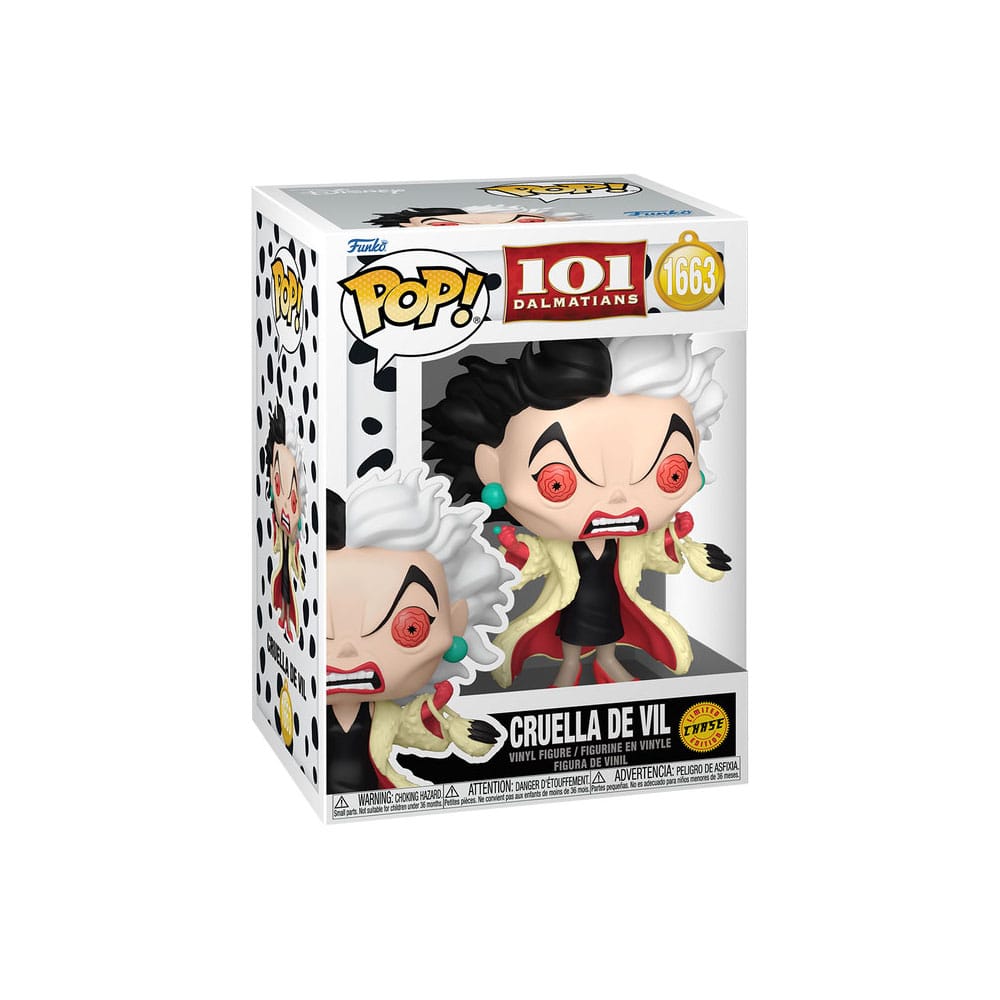 101 Dalmatiner POP! Vinyl Figuren Cruella De Vil with Chase 9 cm Sortiment (6)