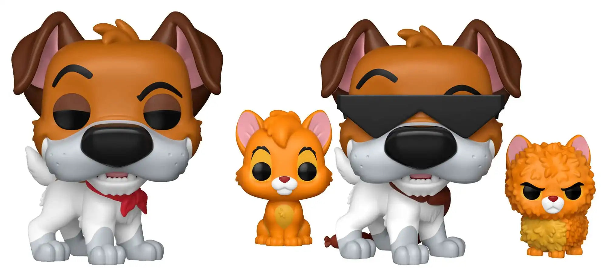 Oliver & Co. POP!&Buddy Movies Vinyl Figuren Dodger w/Oliver w/Chase 9 cm Sortiment (6)