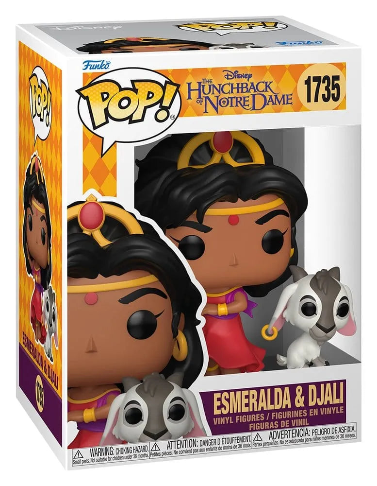 Der Glöckner von Notre Dame POP! Vinyl Figur Esmeralda & Djali 9 cm