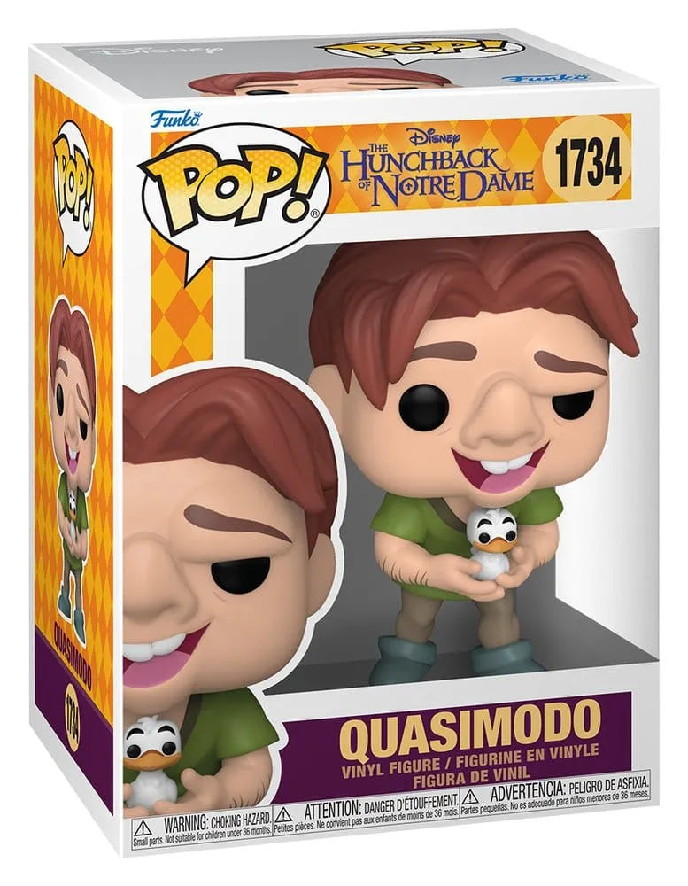 Der Glöckner von Notre Dame POP! Vinyl Figur Quasimodo with Bird 9 cm