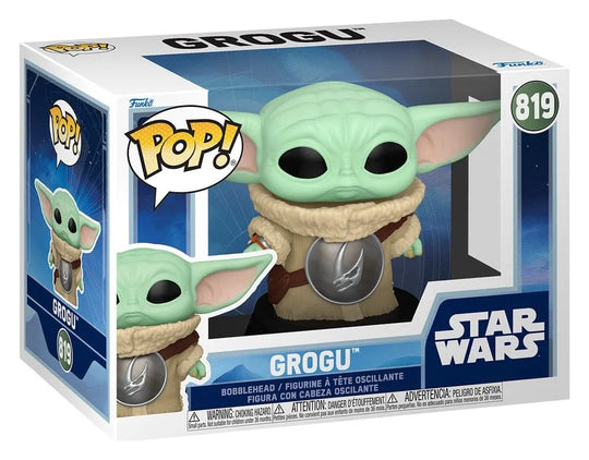 Star Wars: The Mandalorian and Grogu POP! Vinyl Wackelkopf-Figur Grogu 9 cm