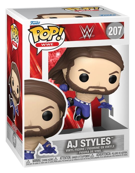 WWE POP! Vinyl Figur  AJ Styles 9 cm