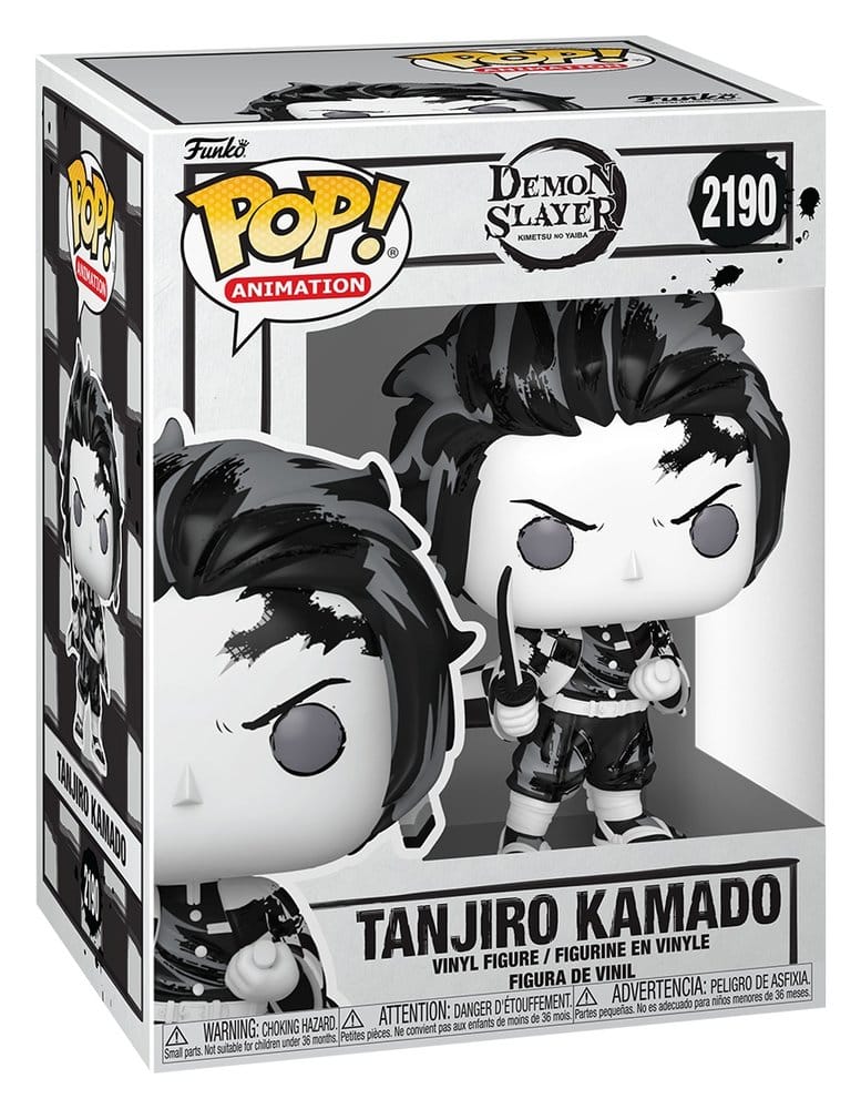 Demon Slayer: Kimetsu no Yaiba POP! Animation Vinyl Figuren Tanjiro(Sumi-Ink) 9 cm