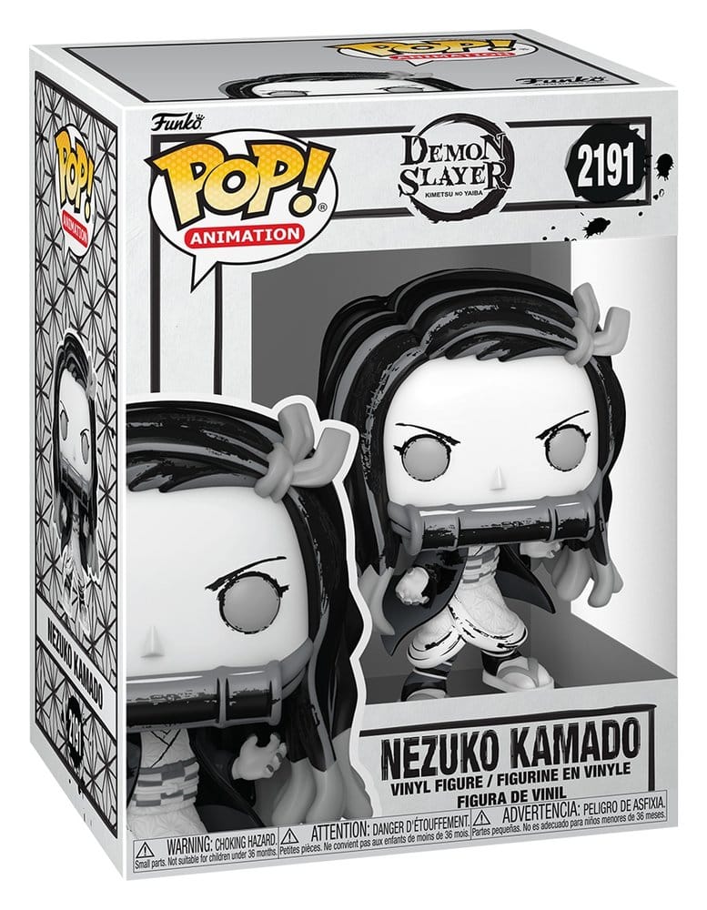 Demon Slayer: Kimetsu no Yaiba POP! Animation Vinyl Figuren Nezuko(Sumi-Ink) 9 cm