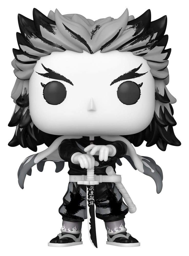Demon Slayer: Kimetsu no Yaiba POP! Animation Vinyl Figuren Rengoku(Sumi-Ink) 9 cm
