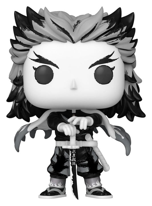 Demon Slayer: Kimetsu no Yaiba POP! Animation Vinyl Figuren Rengoku(Sumi-Ink) 9 cm