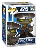 Star Wars: The Mandalorian and Grogu POP! & Buddy Vinyl Figur Embo & Keibu 9 cm