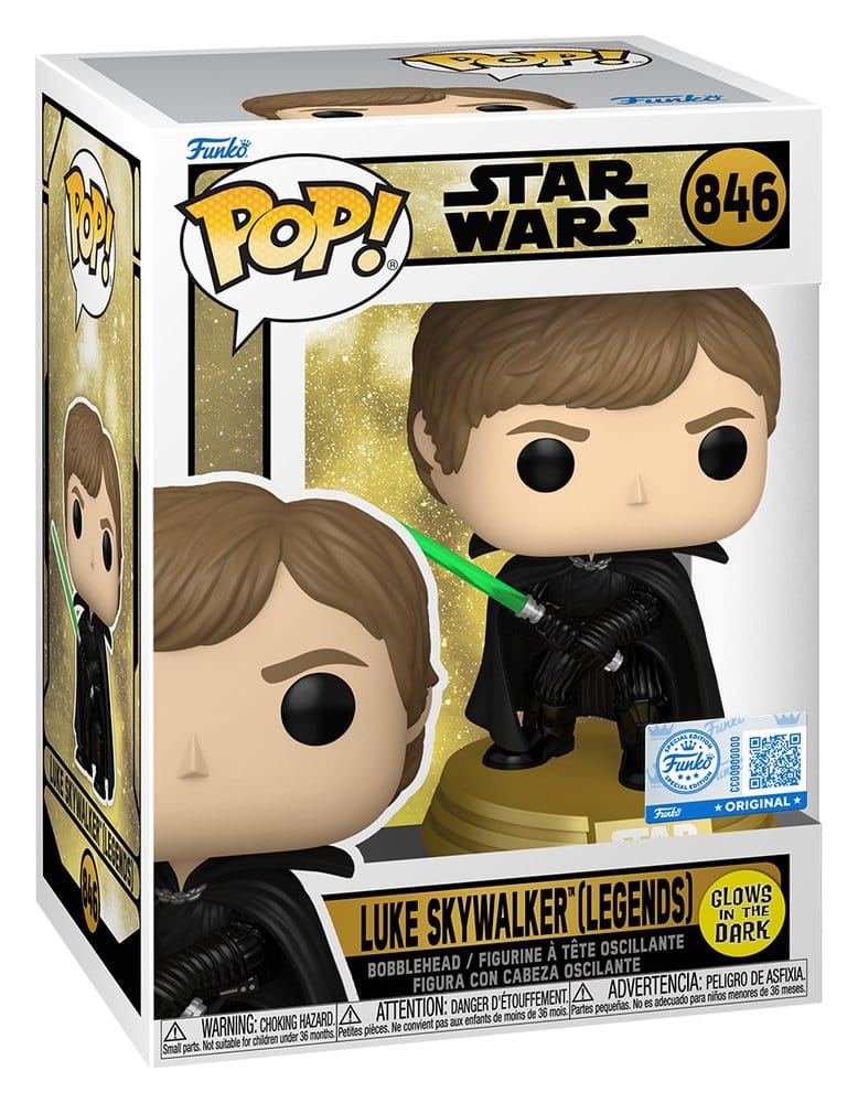 Star Wars Legends POP! Vinyl Figur Luke(GW) 9 cm