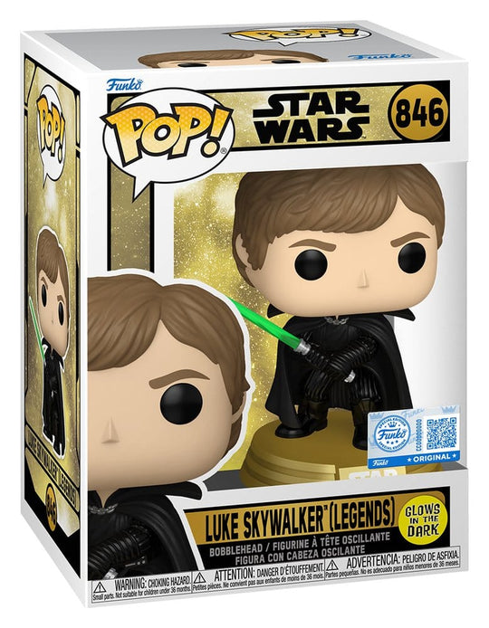 Star Wars Legends POP! Vinyl Figur Luke(GW) 9 cm
