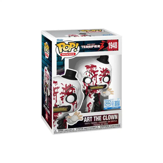 Terrifier POP! Movies Vinyl Figur Art the Clown (BD) w/CH heo exclusive Sortiment  (6) 9 cm