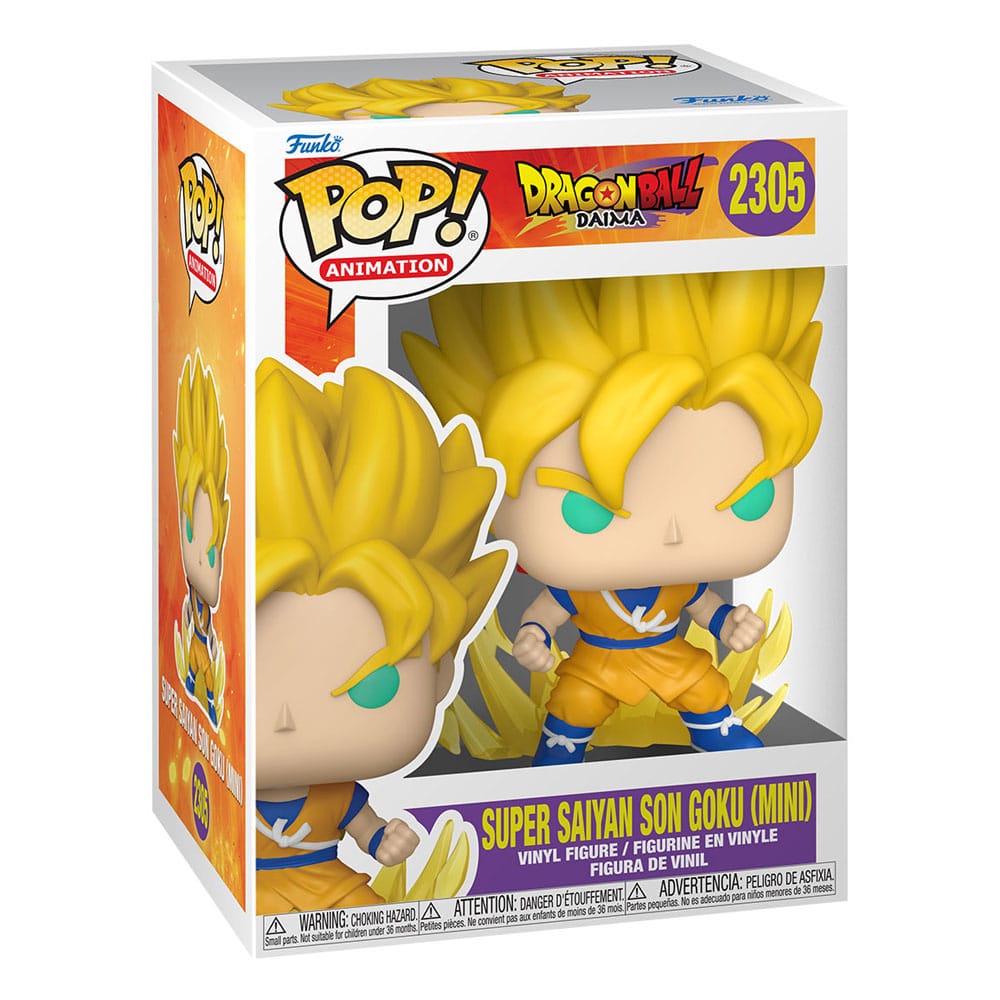 Dragon Ball Daima POP! Animation Vinyl Figur SS Son Goku w/Chase 9 cm Sortiment (6)