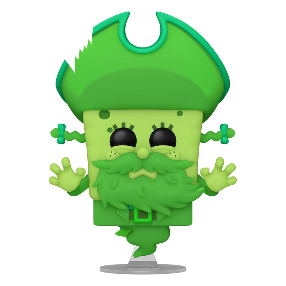 SpongeBob Schwammkopf POP! Vinyl Figur SpongeBob as the Flying Dutchman (Glow) 9 cm