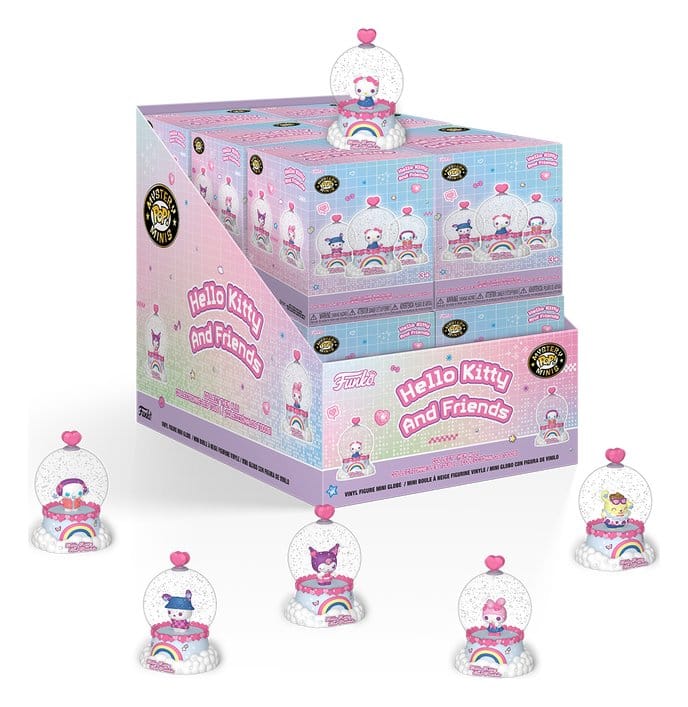 Hello Kitty & Friends Mystery Minis Schneekugeln 12 pc 5 cm Blind Box Display (12)
