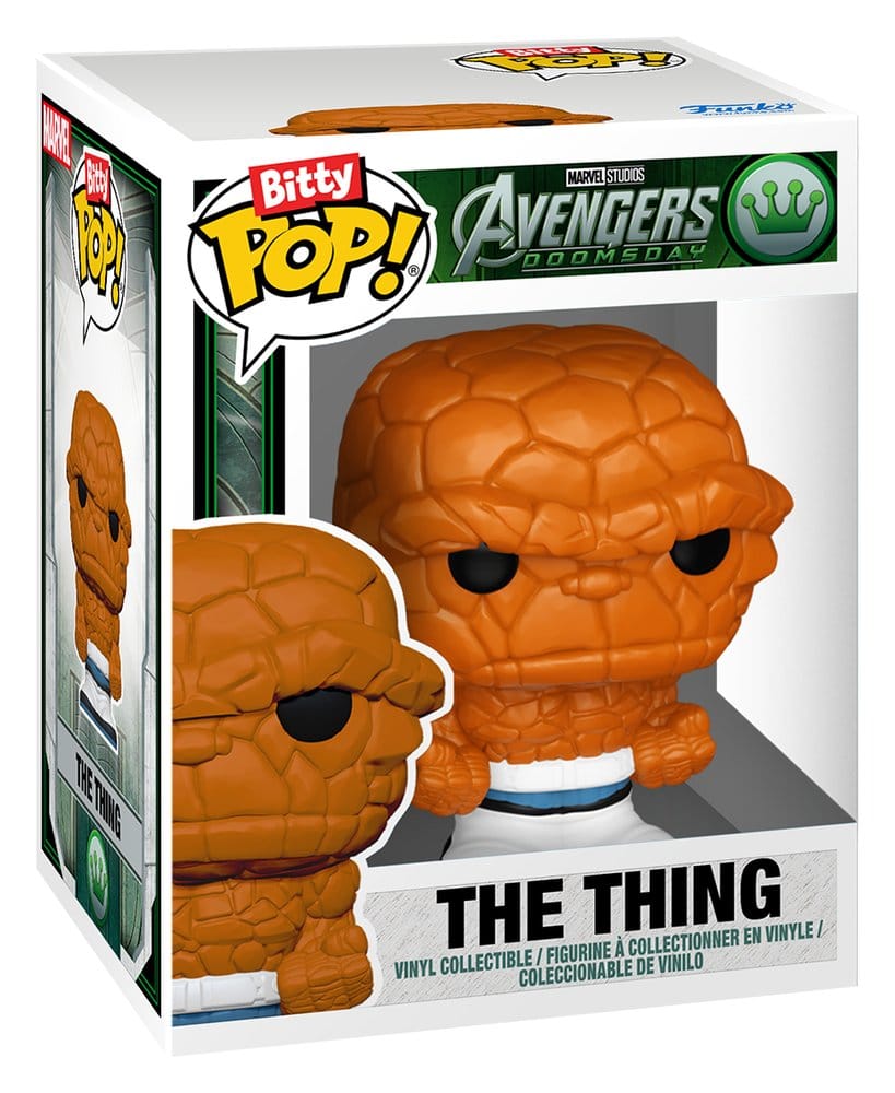 AVD Bitty POP! Rides Vinyl Figur The Thing and Fantastic Four Jumpjet 2 cm