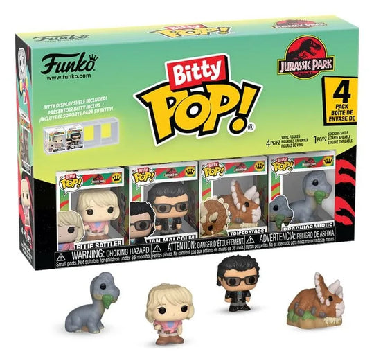 Jurassic Park Bitty POP! Vinyl Figuren 4er-Pack Triceratops 2,5 cm