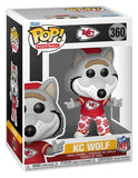 NFL POP! Vinyl Figur Mascots: Chiefs- Wolf 9 cm