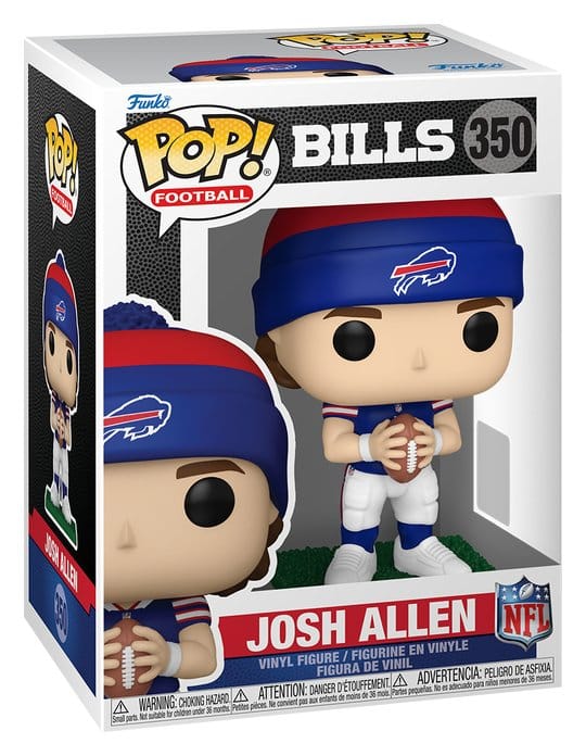 NFL POP! Vinyl Figur : Bills- Josh Allen (Beanie) 9 cm