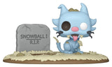 Die Simpsons POP! Deluxe Vinyl Figur Zombie Snowball 9 cm