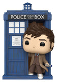 Doctor Who POP! Rides Deluxe Vinyl Figur Tenth Doctor with TARDIS 9 cm