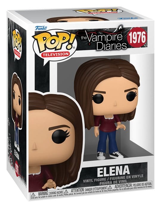 Vampire Diaries POP! Animation Vinyl Figuren Elena w/Chase 9 cm Sortiment (6)