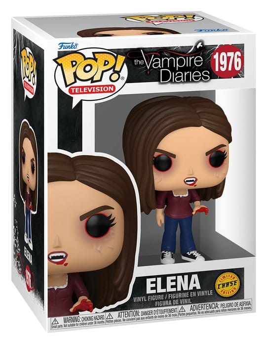 Vampire Diaries POP! Animation Vinyl Figuren Elena w/Chase 9 cm Sortiment (6)