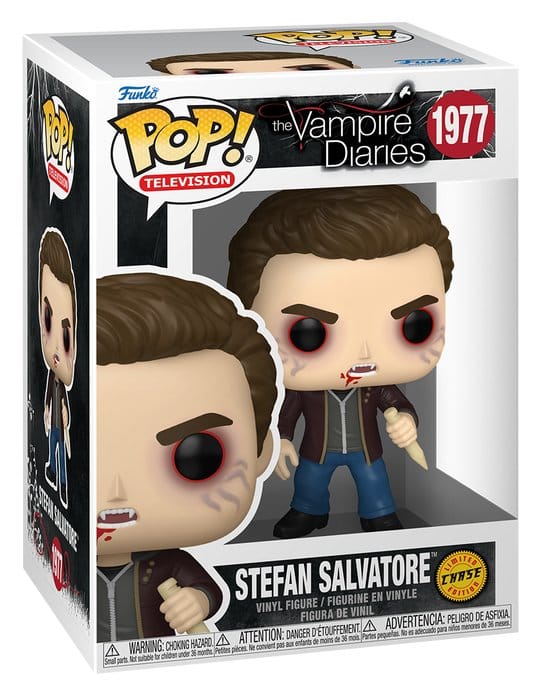 Vampire Diaries POP! Animation Vinyl Figuren Stefan w/Chase 9 cm Sortiment (6)