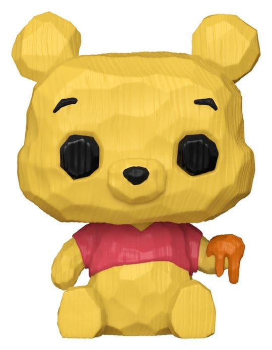 Winnie the Pooh POP! Animation Vinyl Figur Pooh (Whittled) 9 cm