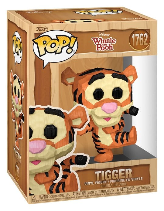Winnie the Pooh POP! Animation Vinyl Figur Tigger (Whittled) 9 cm