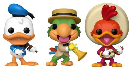 Disney POP! Vinyl Figuren 3er-Pack The Three Caballeros 9 cm