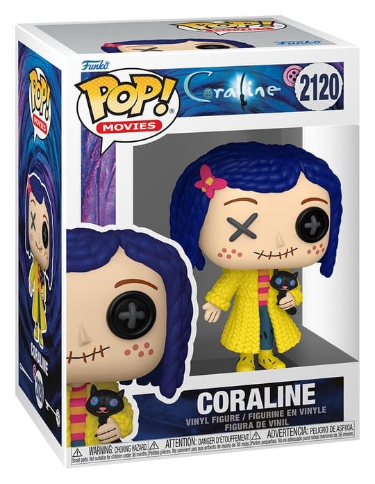 Coraline POP! Movies Vinyl Figur Coraline (Patchwork) 9 cm