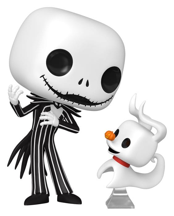 Nightmare Before Christmas POP! & Buddy Vinyl Figur Jack & Zero 9 cm