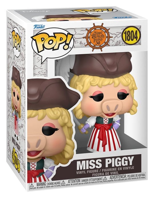 Muppets - Die Schatzinsel POP! Movies Vinyl Figur Miss Piggy 9 cm