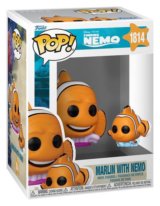 Findet Nemo POP! & Buddy Vinyl Figur Marlon w/Nemo 9 cm
