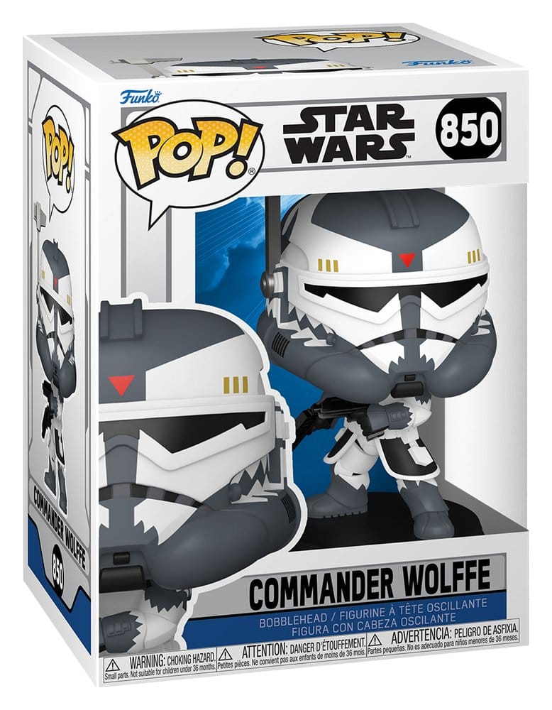 Star Wars Animation POP! Vinyl Figur Comm Wolffe 9 cm