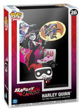 DC Comics POP! Comic Covers Vinyl Figur Harley Quinn 9 cm