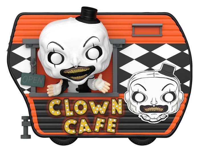 Terrifier POP! Rides Super Deluxe Vinyl Figur Café with Art 15 cm