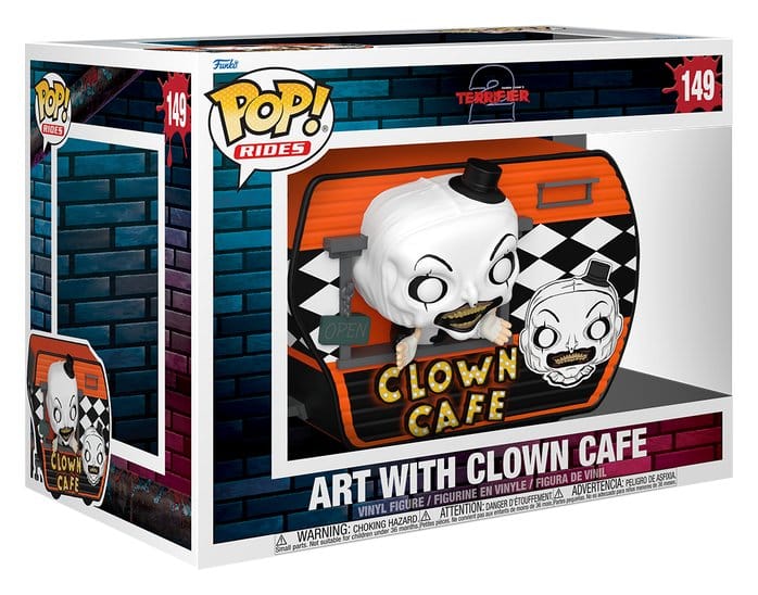Terrifier POP! Rides Super Deluxe Vinyl Figur Café with Art 15 cm