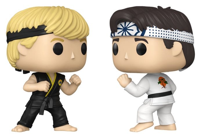 Karate Kid POP! Movies Vinyl Figuren 2er-Pack Johnny & Daniel 9 cm