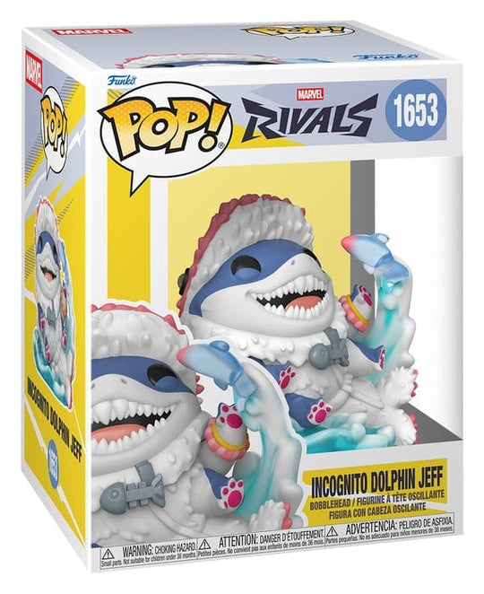 Marvel Rivals POP! Games Vinyl Figur Jeff (Incognito Dolphin) 9 cm