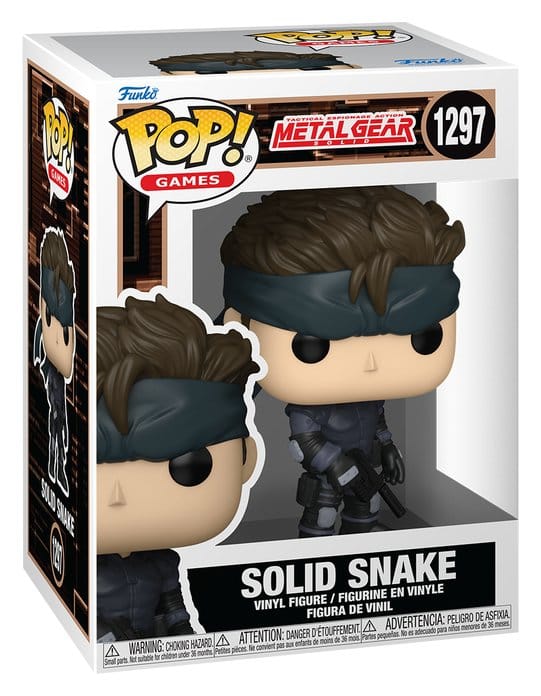 Metal Gear Solid POP! Games Vinyl Figur Solid Snake 9 cm