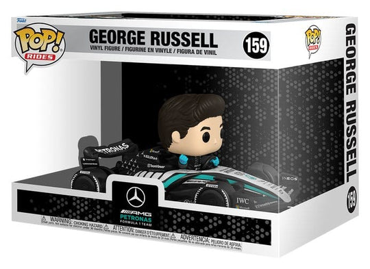 Formel 1 POP! Rides Super Deluxe Vinyl Figur Mercedes Benz - George Russell 15 cm