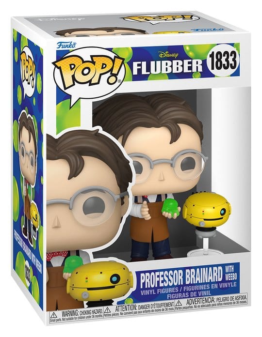 Flubber POP! Animation Vinyl Figuren Professor w/Weebo w/Chase 9 cm Sortiment (6)