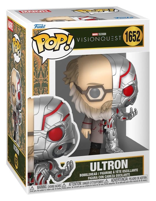 Marvel POP! Vinyl Figur : Vision Quest- Ultron (Split) 9 cm
